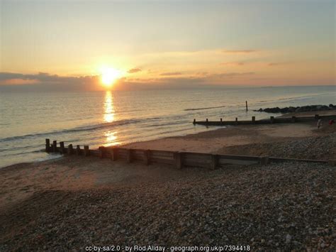 January Sunset At Milford On Sea © Rod Allday Cc By Sa20 Geograph