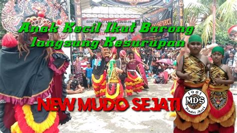 Prabu Simo Barong Mudho Sejati Live Kedungmegari Youtube