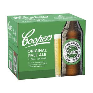 Buy Coopers Original Pale Ale Bottle 750mL 12 Pack Coles