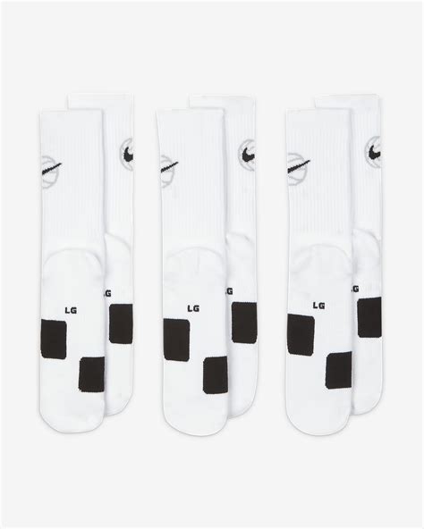 Nike Everyday Crew Basketball Socks 3 Pair