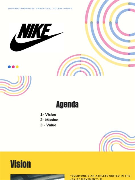 Nike Value, Mission, Vision | PDF | Nike | Sustainability