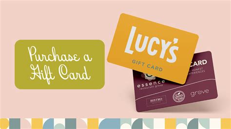 Gift Cards | Lucy's | Redeemable at Essence Restaurants