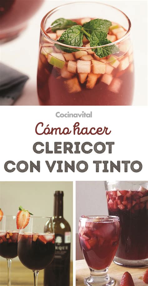 Clericot Con Vino Tinto Y Refresco De Manzana Receta De Clericot