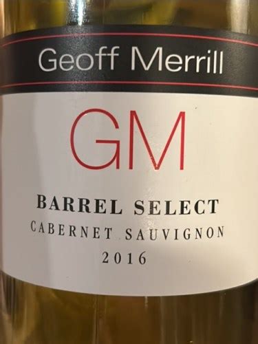 Geoff Merrill GM Barrel Select Cabernet Sauvignon Vivino US