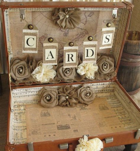 Pin By Maylarina On Shabby Chic Weeding Vintage Suitcase Wedding