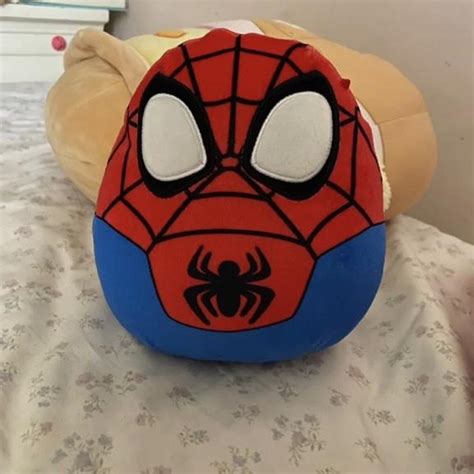 Spiderman Squishmallow Squishmallow Spiderman Depop