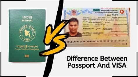 Difference Between Passport And Visa You Should Know Bdeshebacom