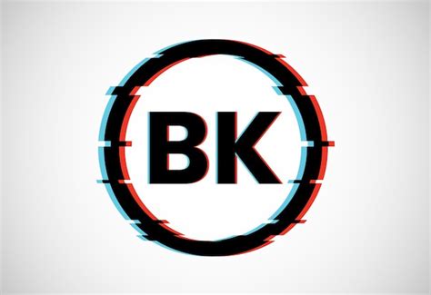 Premium Vector Initial Letter B K Logo Design Vector Graphic Alphabet