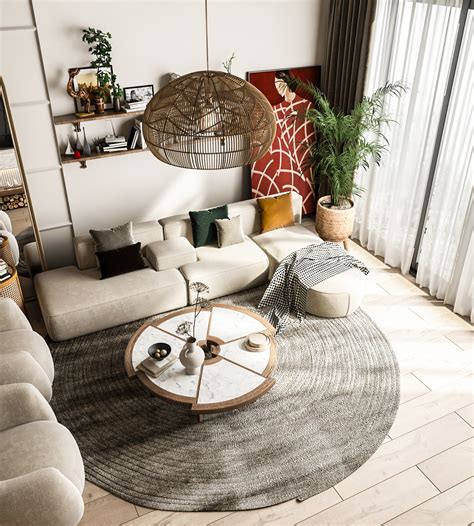 livingroom ( boho style) :: Behance