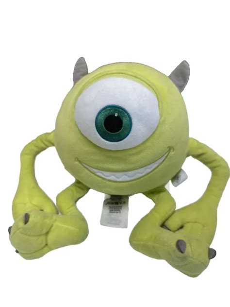 Disney Pixar Mike Wazowski Monsters Inc Plush 1 Lb Stuffed Poseable 17 Toy New £1232