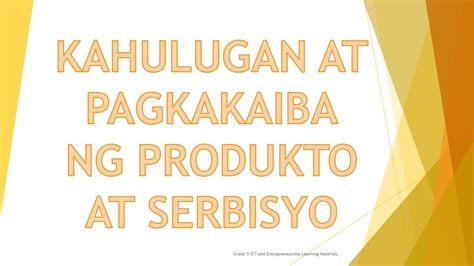 Ano Ang Ibig Sabihin Ng Produkto Sa Ekonomiks