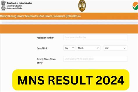 Mns Result 2025 Military Nursing Service Cut Off Marks Merit List