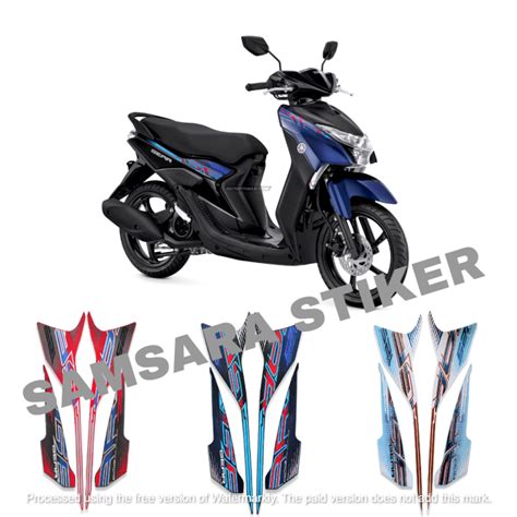 STRIPING STIKER LIS MOTOR YAMAHA GEAR 2023 STANDAR FULL SET Lazada