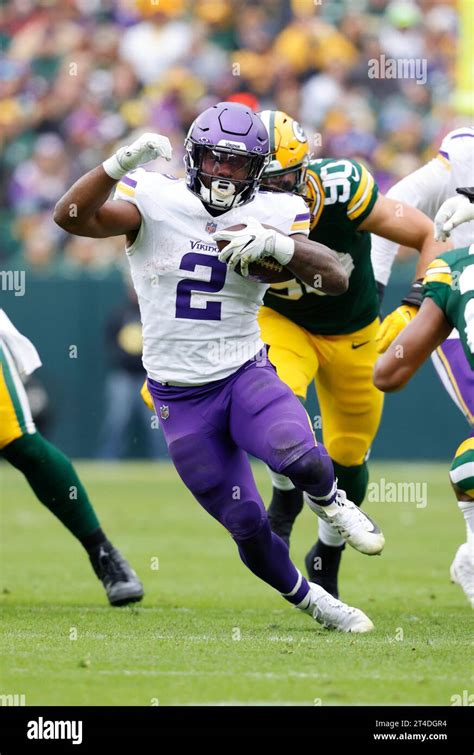 Minnesota Vikings Running Back Alexander Mattison Runs The Ball