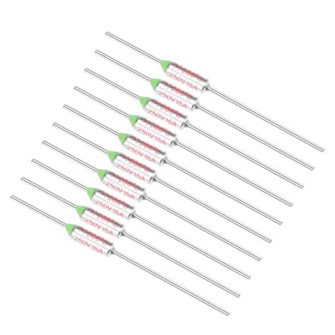 Sourcing map Fusible thermique 250 V TF degrés Celsius Coupe circuit