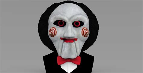 Billy The Puppet From Saw Bust Full Color Print Ready 3d Model