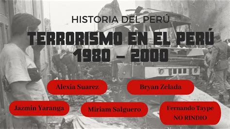 El Terrorismo Grupo Historia Del Per Cf J Youtube