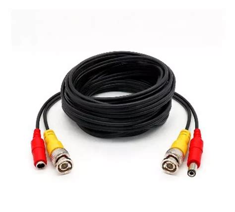 Cable Hd Siames Coaxial 5mts Camara Cctv Video Voltaje Meses sin interés