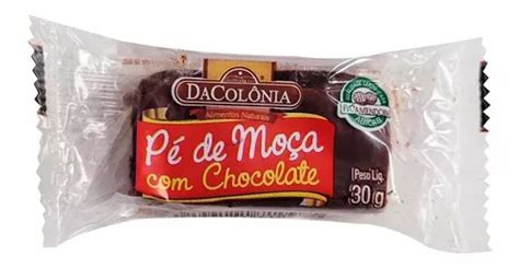 Pé De Moça Chocolate Dacolônia 30g 1und MercadoLivre