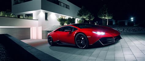 2560x1080 Novitec Torado Lamborghini Huracan 2018 Front Wallpaper