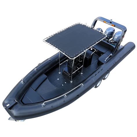 Ce 25ft Luxury Yachat Made In China Rib 760 Fiberglass Rigid Hull