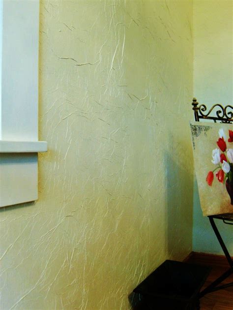 Painting Over Textured Wallpaper Before And After - 580x772 - Download ...