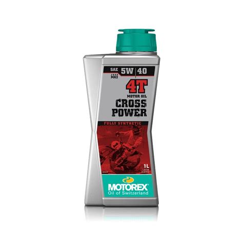 Motorex CROSS POWER 4T 5W 40 JASO MA 2 Aceite De Motor 1 Lt