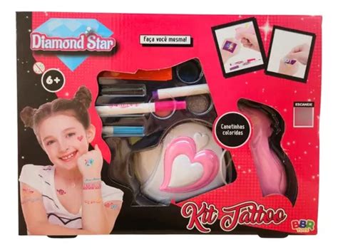 Kit Tatuagem Tatuador Temporária Infantil Brinquedo Tatoo Frete grátis