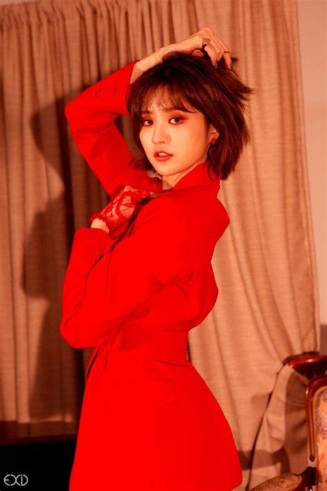 Junghwa From Exid Shines In Stunning Red For I Love You Comeback