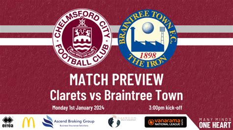 Braintree Town H Match Preview Chelmsford City FC