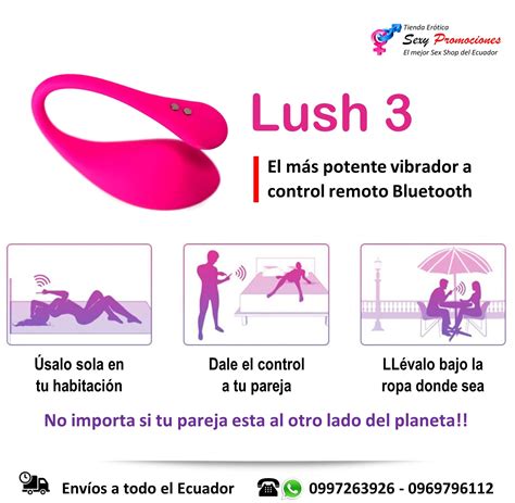 Vibrador Lovense Lush Control Remoto Sexypromociones Tienda Sex