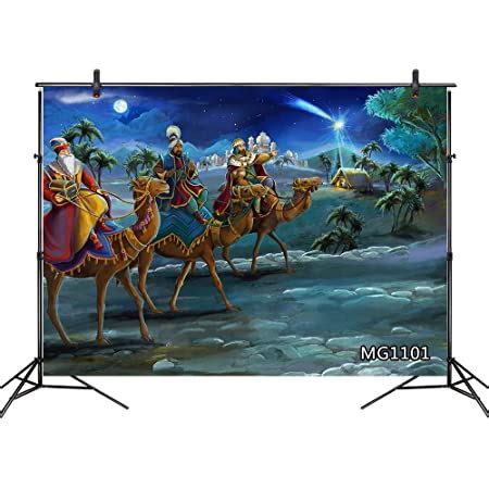 Amazon AOFOTO 7x5ft Stable Nativity Scene Background Shiny Star