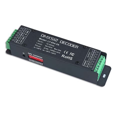 Ltech Dmx Decoder A Ch Dc V V Channel Led Rgbw Strip Light Dmx