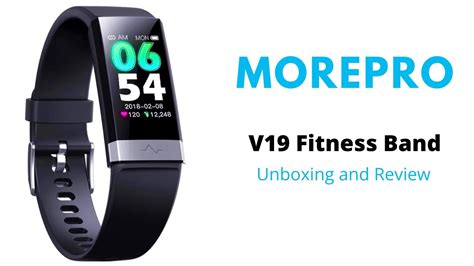 MorePro V19 ECG Fitness Band Review And App Overview YouTube