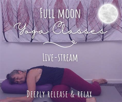 Full Moon Restorative Live Stream Yoga Classes