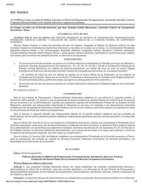 Pdf Acuerdo Por El Que Se Emiten Las Pol Ticas Responsabilidad