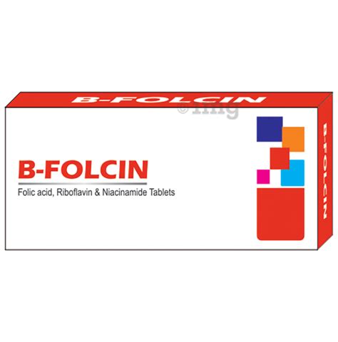 B Folcin Tablet Buy Strip Of Tablets At Best Price In India Mg