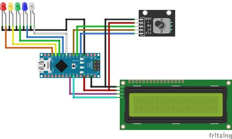 Arduino Rotary Encoder controlled LEDs