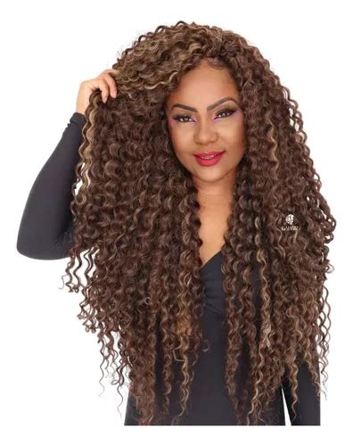 Aplique Cabelo Org Nico Crochet Braids Cm Gr Juliana Cor