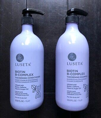 X Set Oz Liter Luseta Biotin B Complex Shampoo Conditioner