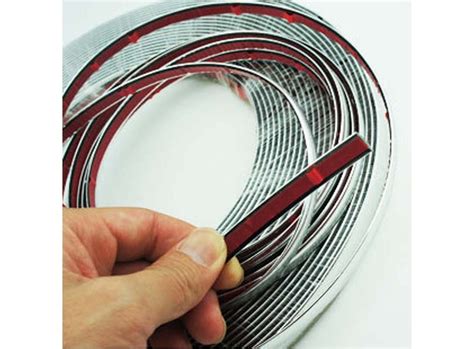 13M Silver Car Chrome Styling Decoration Moulding Trim Strip Tape Auto