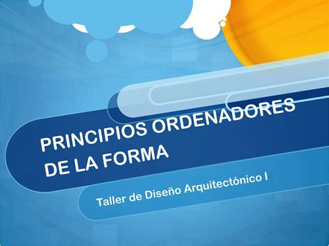 Principios ordenadores y organización l PPT