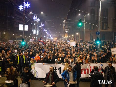 Kako E Izgledati Protest Marta U Beogradu Talas Rs