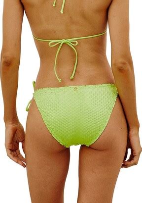 Vix By Paula Hermanny Scales Ripple String Bikini Bottom Shopstyle