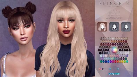 Fringe Requires The Chromatic Collection Peinados Sims