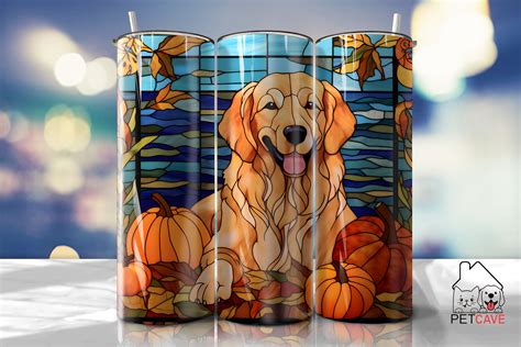 Golden Retriever Tumbler Wrap 8 Graphic By Pet Cave Creative Fabrica