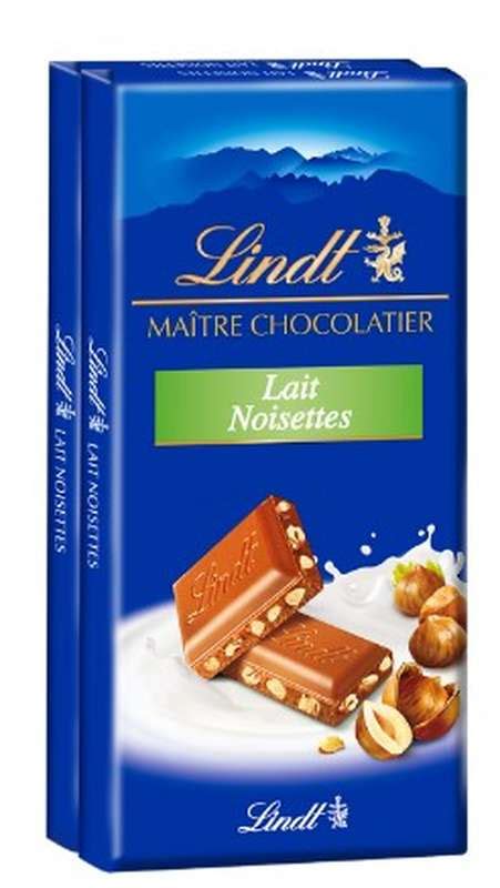 Lindt Tablette De Chocolat Lait Noisettes Lindt G Lot De La