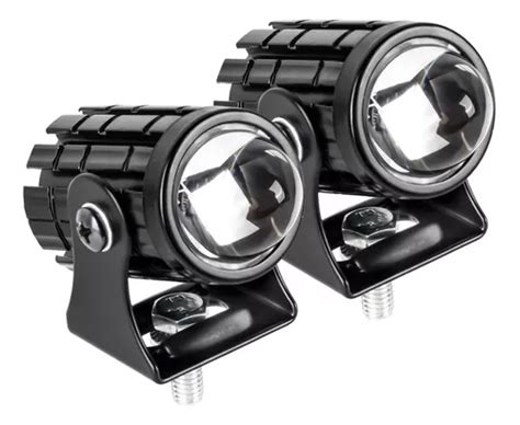 6 Faros Niebla Lupa Led Laser Ambar Mas Blanco Autos Motos