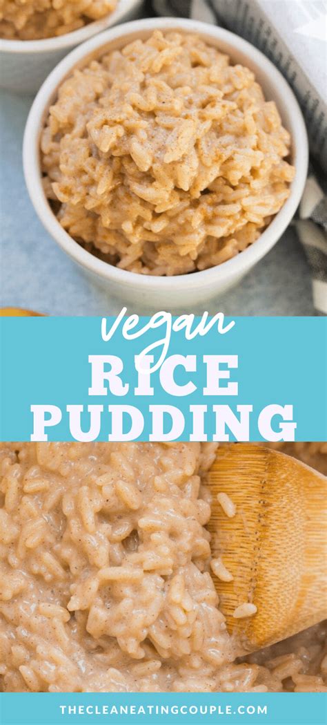 Vegan Rice Pudding - The Clean Eating Couple