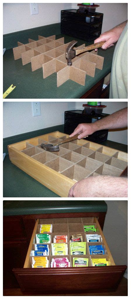 Diy tea box organizer - lazydiki